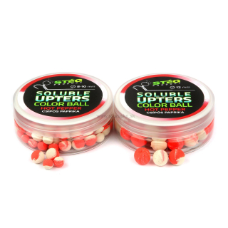 Boilies Stég  Soluble Upters Color Ball 8-10mm Hot Pepper