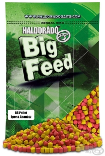 Pelety HALDORADO Big Feed - C6 Pellet - Jahoda & Ananás 700g