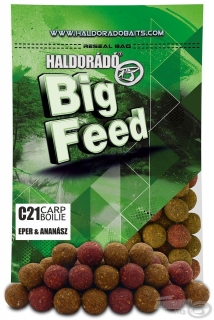 Boilies HALDORADO Big Feed - C21 Boilie - Jahoda & Ananás 700g