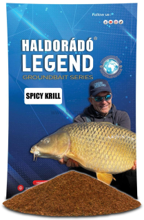 Krmivo HALDORADO Legend groundbait  Spicy Krill 800g