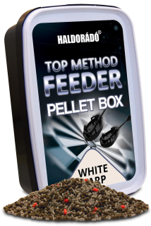 Pelety Haldorado Top Method Feeder Pellet Box 400g White Carp