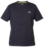 Tričko Matrix Minimal Black Marl T Shirt veľkosť XL