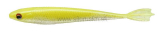 Gumenná nástraha Daiwa PROREX Mermaid Shad DF 7,5cm UV chartreuse