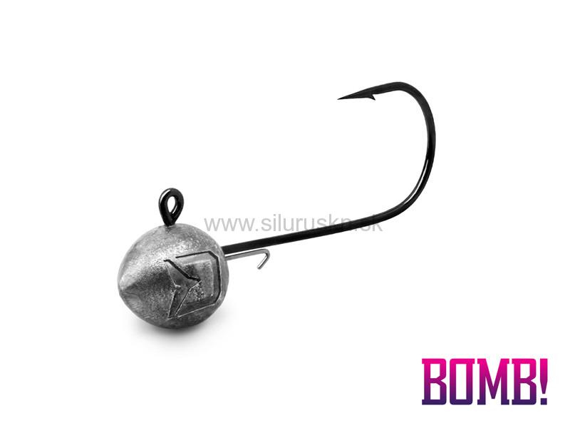 Jigová hlava s držiakom Delphin BOMB! / 5ks 10g-1/0