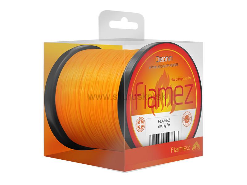 Vlasec Delphin FLAMEZ / oranžový 0,30mm 6,8kg 1200m