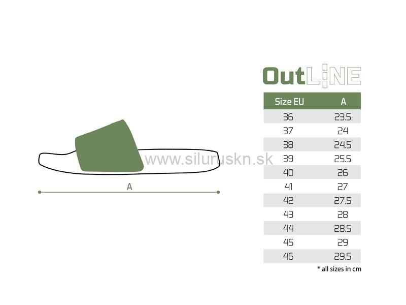 Šľapky Delphin OutLINE CARP 42