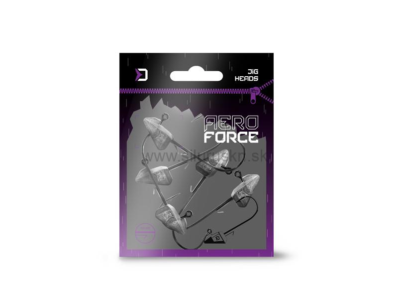 Standup jig s držiakom Delphin AeroFORCE / 5ks 15g-4/0