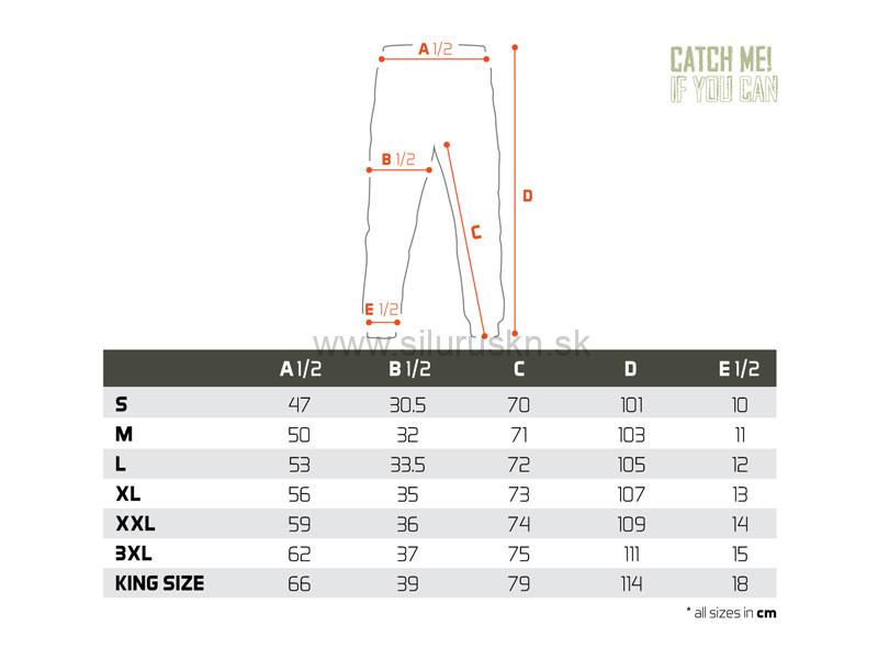 Tepláky Delphin Catch me CARP NX KING SIZE