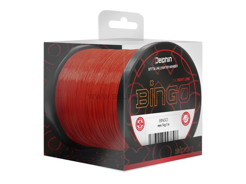 Vlasec Delphin BINGO Matt Tm. červená 0,30mm 7,4kg 600m