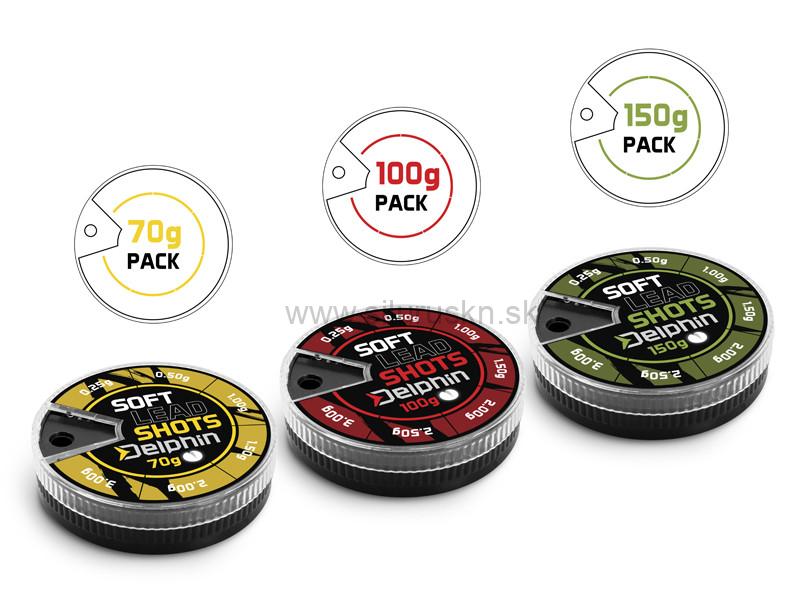 Vyvažovacie olovká Delphin SOFT (žltá krabička) 70g / 0,25-3,0g