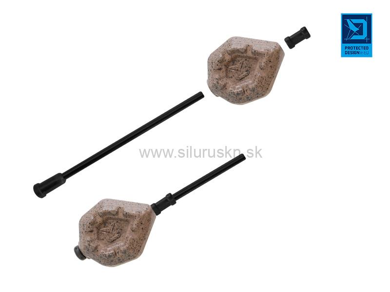 Olovená záťaž Delphin CyberBARBED TUBE 170g 12ks