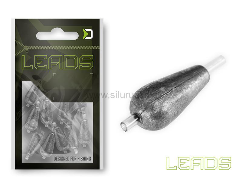 Delphin LEADS Hruška s bužírkou / 20ks 2,0g