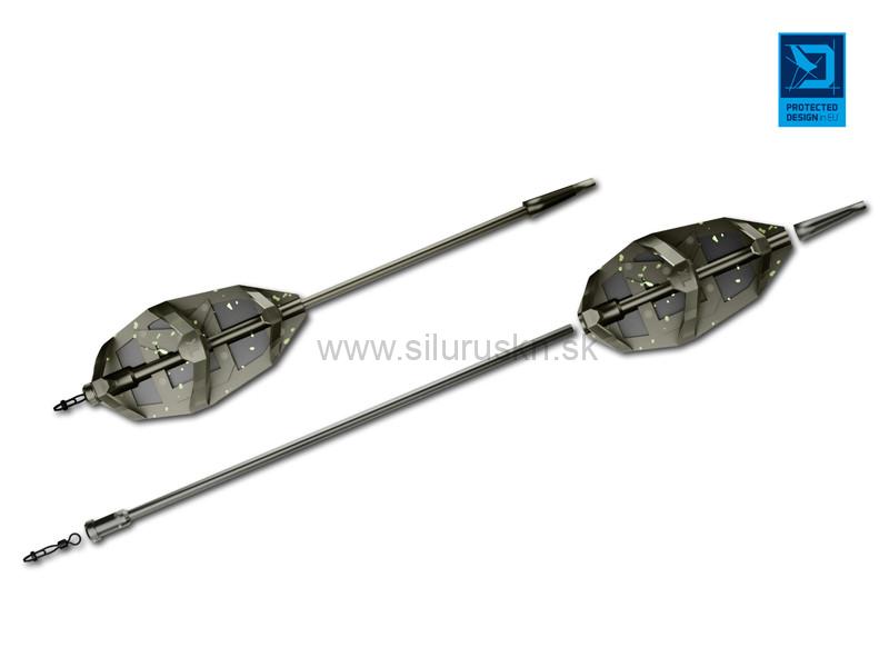 Krmítko bez olova Delphin Method QUIX ECO XL 120g  10ks
