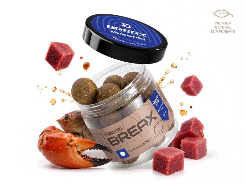 Vyvážené boilies Delphin BreaX /MonstaFISH 100g 24mm Monster Krab-Tuniak