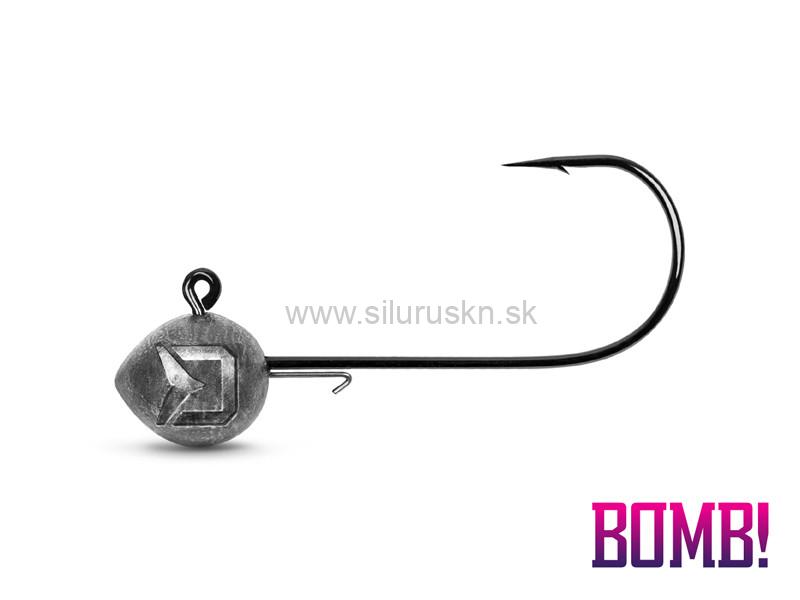 Jigová hlava s držiakom Delphin BOMB! / 5ks 12g-5/0