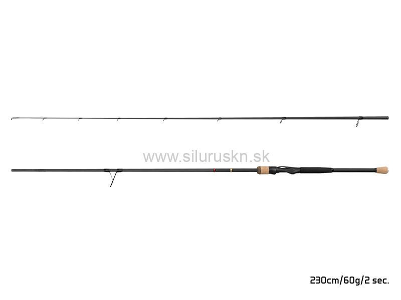 Prút Delphin HARDZ 230cm/60g/2 diely