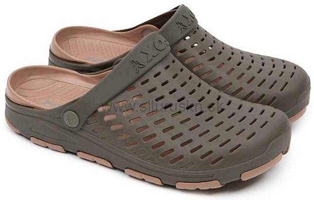 Fox Šľapky Khaki Clogs č.41
