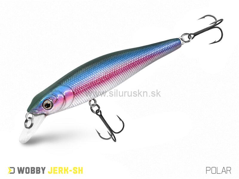 Wobler Delphin Wobby Jerk SH 8cm 6,5g suspending farba Polar