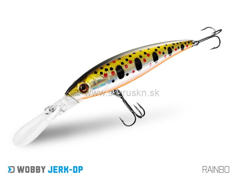 Wobler Delphin Wobby Jerk DP 9cm 12,5g suspending farba Rainbo