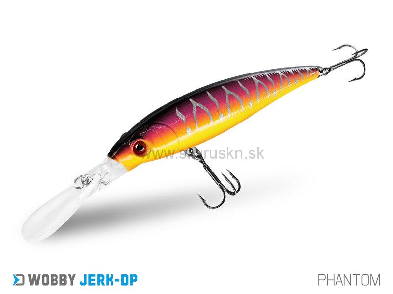 Wobler Delphin Wobby Jerk DP 9cm 12,5g suspending farba Phantom