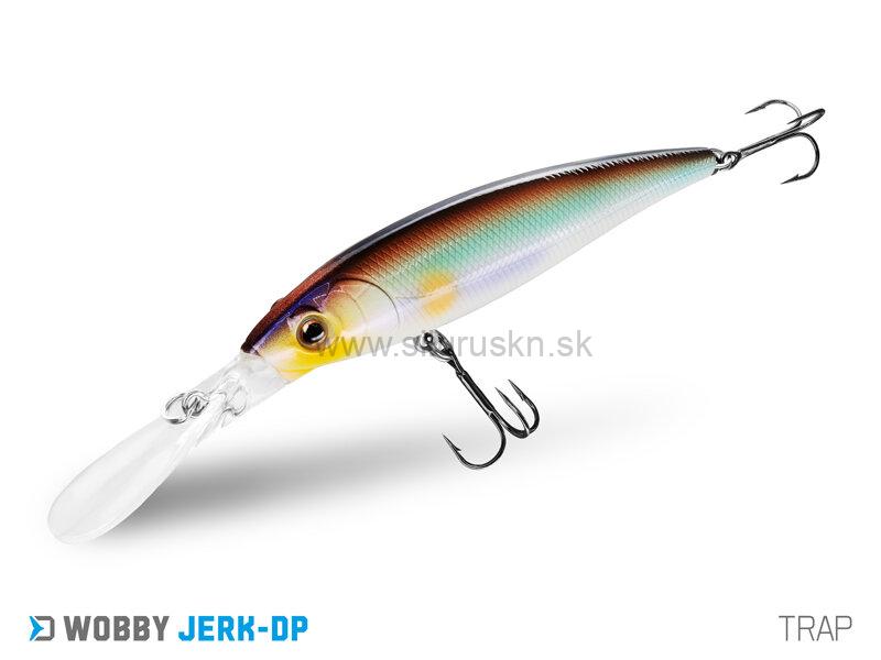 Wobler Delphin Wobby Jerk DP 9cm 12,5g suspending farba Trap