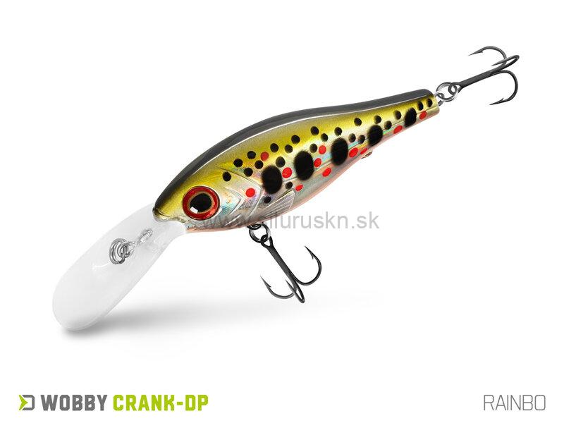 Wobler Delphin Wobby Crank DP 7cm 12g floating farba Rainbo