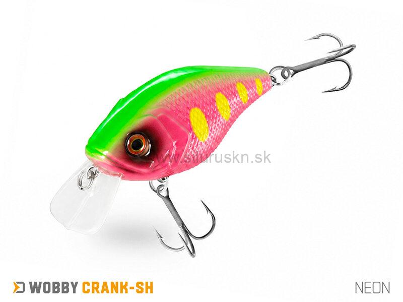 Wobler Delphin Wobby Crank SH 5cm 8g floating farba Neon
