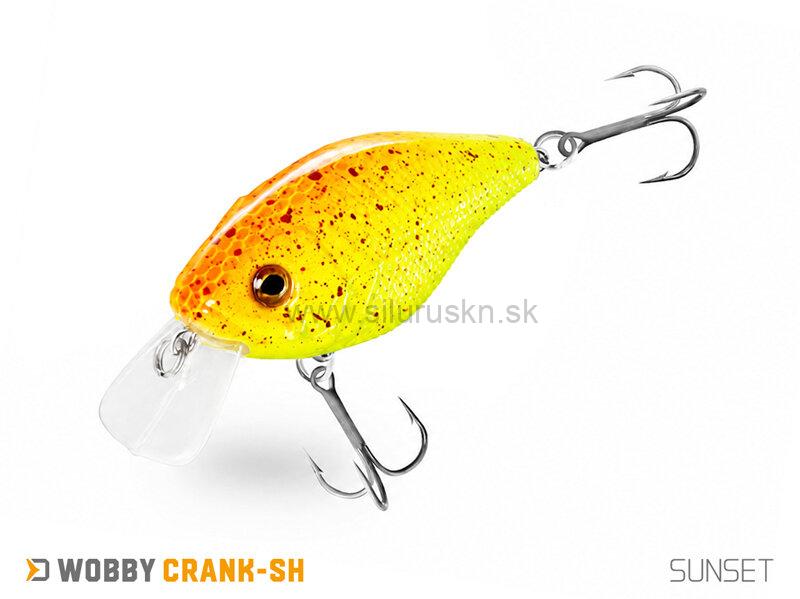 Wobler Delphin Wobby Crank SH 5cm 8g floating farba Sunset