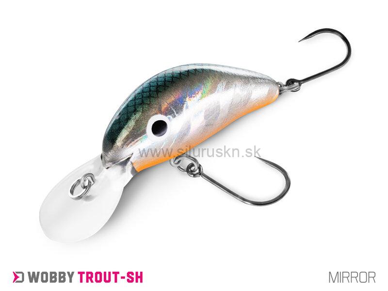 Wobler Delphin Wobby Trout SH 4cm 4g floating farba Mirror
