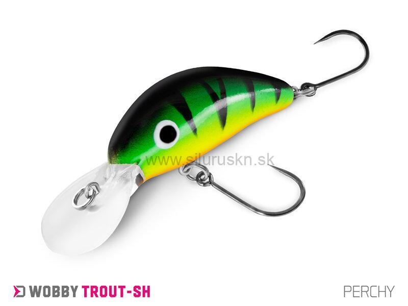Wobler Delphin Wobby Trout SH 4cm 4g floating farba Perchy