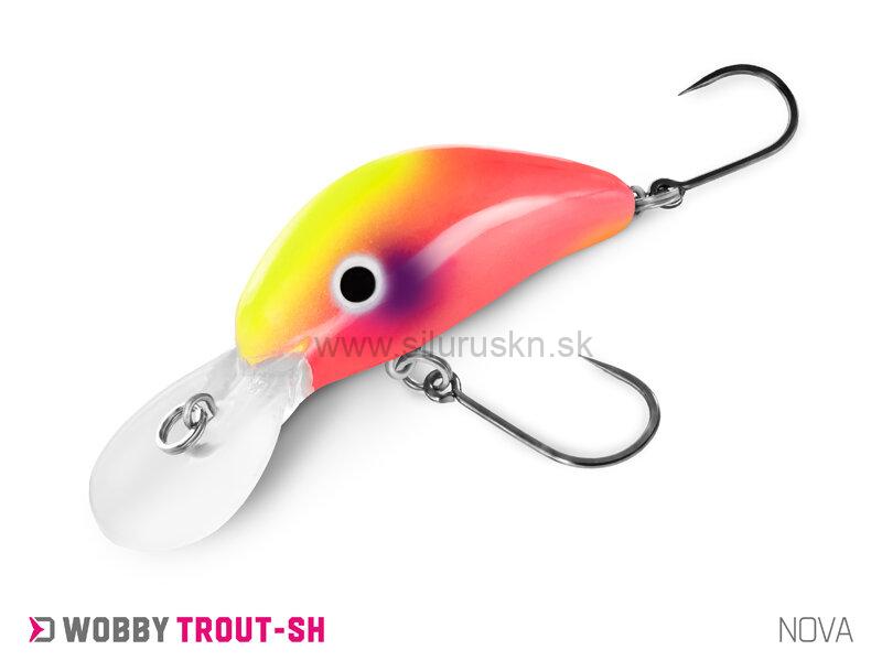 Wobler Delphin Wobby Trout SH 4cm 4g floating farba Nova