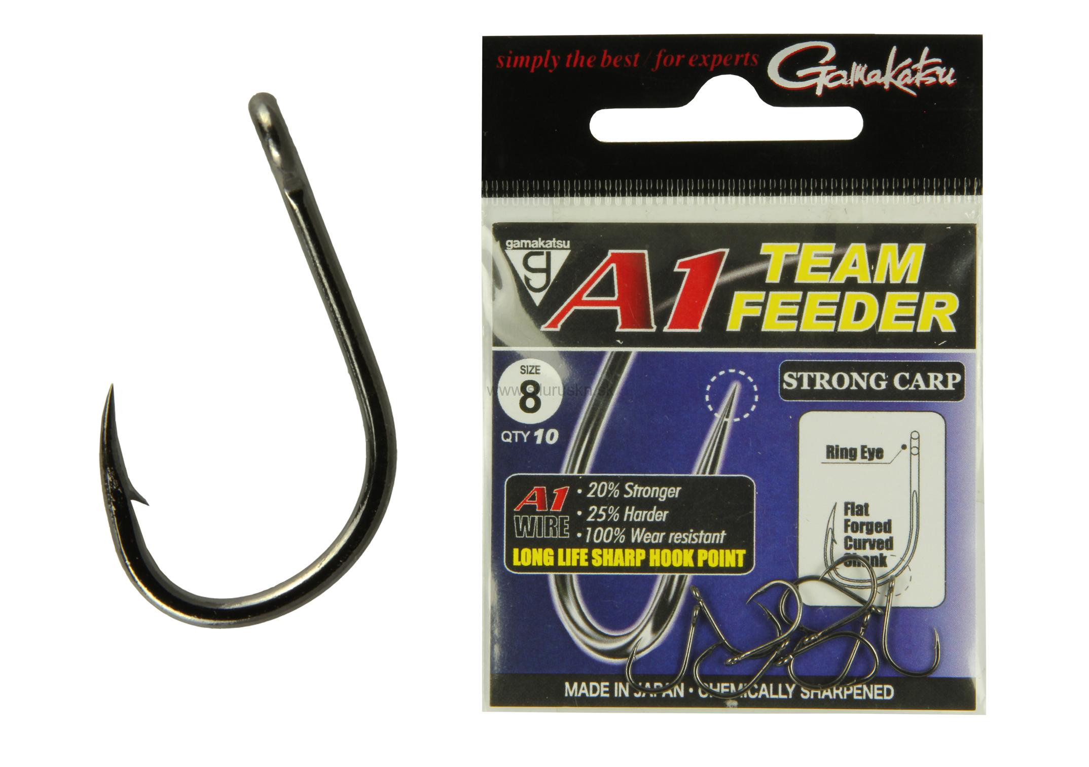 Háčiky GAMAKATSU A1 Team Feeder Strong Carp č.10 10ks