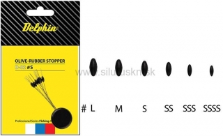 Zarážka DELPHIN Olive - Rubber stopper SSS