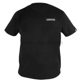 Tričko PRESTON čierne veľkosť XL
