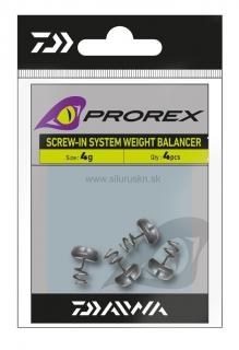 Šróbovacia záťaž Daiwa Prorex Screw-In Weight Balancer 4g