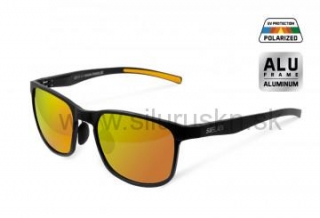 Polarizačné okuliare Delphin SG BLACK oranžové sklá