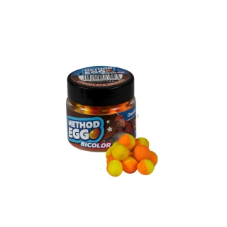 Pelety Benzár Bicolor Method Egg čokoláda+pomaranč 10-12mm