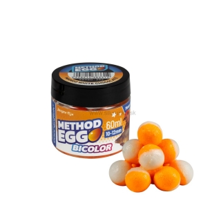 Pelety Benzár Bicolor Method Egg Mango+biela čokoláda 10-12mm