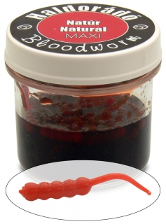 Gumenná patentka Haldorádo Bloodworm Maxi Natúr 30ks 