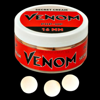 Boilies VENOM Pop-Up 16mm Secret cream