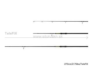 Prút Delphin STALX 270cm/2.75lbs/TeleFIX