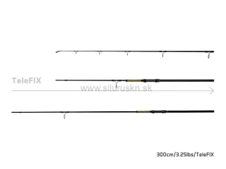Prút Delphin STALX 300cm/3.25lbs/TeleFIX
