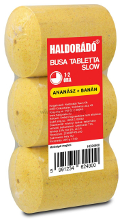 Tablety HALDORADO Tolstolobik Slow Ananás - Banán 3ks