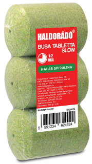 Tablety HALDORADO Tolstolobik Slow Ryba spirulina 3ks