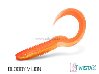 Umelá nástraha Delphin TwistaX Eeltail UVs / 5ks 15cm/BLOODY MILION