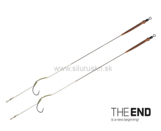 Nadväzec Delphin THE END Skin rig / 2ks 20cm/25lbs/#8