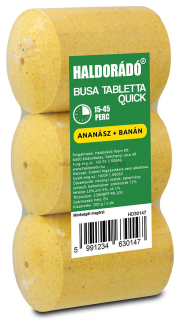 Tablety HALDORADO Tolstolobik Quick Ananás-Banán 3ks