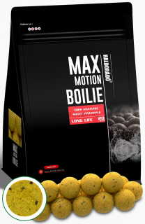 Boilies HALDORADO Max Motion Boilie Long Life 20mm 800g Sladký ananás