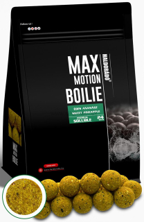 Boilies HALDORADO Max Motion Boilie Premium Soluble 800g 24mm Sladký ananás