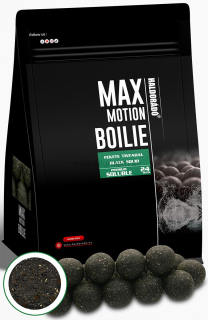 Boilies HALDORADO Max Motion Boilie Premium Soluble 800g 24mm Black Squid